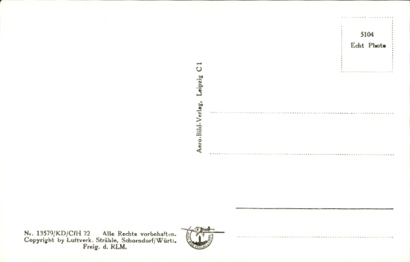 Postcard Eresing in Upper Bavaria, Archabbey of Saint Ottilien, aerial photograph