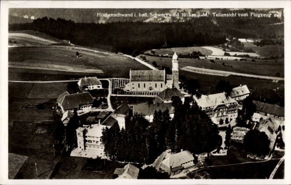 Ak Höchenschwand im Schwarzwald, Luftaufnahme