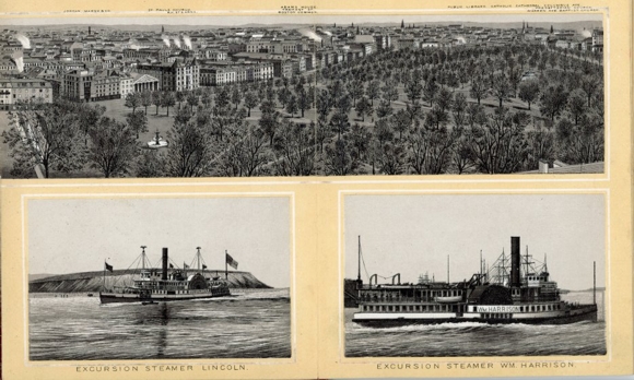 6 photos in the cover, Boston Harbor, John F. Murphy