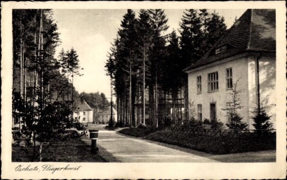 Ak Oschatz in Nordsachsen, Kaserne Fliegerhorst, Luftwaffe