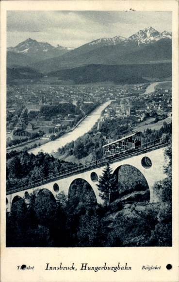KP Innsbruck w Tyrolu, Hungerburgbahn, kolejka linowo-terenowa