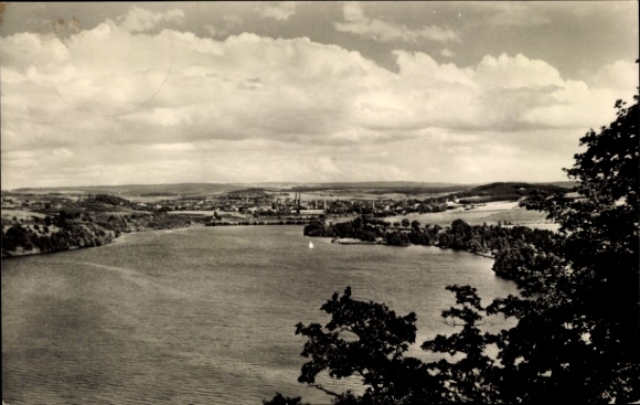 Postcard Pirk Burgstein Weischlitz in Vogtland, Dam, Oelsnitz