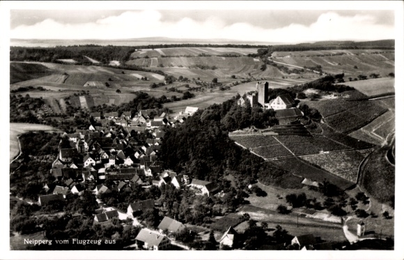 PC Neipperg Brackenheim an der Zaber Württemberg, aerial photograph