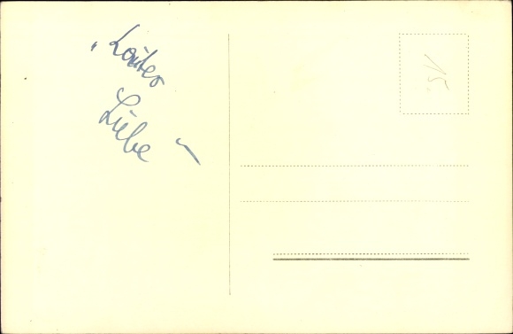 Postcard Actor Rolf Weih, portrait