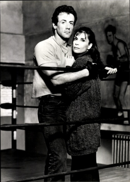 Photo Actors Sylvester Stallone and Talia Shire, Rocky V
