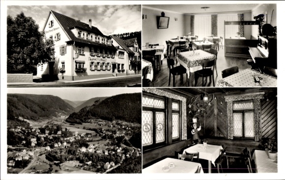 Postcard Hirsau Calw Black Forest, Inn and Pension zum Rößle