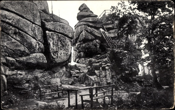 PC Luisenburg Wunsiedel in Upper Franconia, Fichtelgebirge, Haberstein
