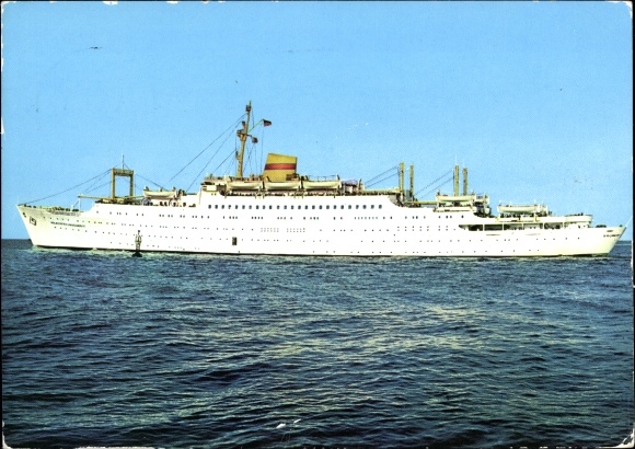Ak FDGB Urlauberschiff MS Völkerfreundschaft