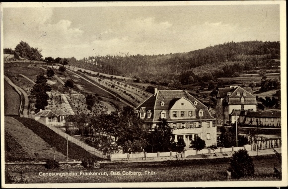 Postcard Bad Colberg Heldburg in Thuringia, convalescent home Frankenruh