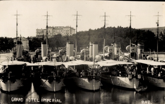 KP Rab Arbe Croatia, torpedowce, Grand Hotel Imperial