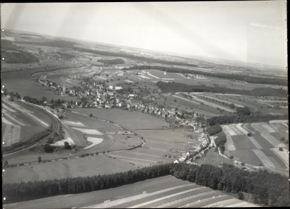 Foto Rieschweiler Mühlbach in Rheinland Pfalz, Fliegeraufnahme