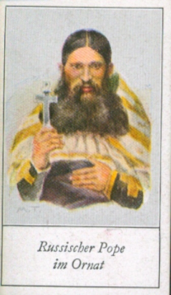 Sammelbild Die Völker Europas, Ein Beitrag zur Rassenkunde, 200 Russischer Pope im Ornat