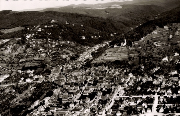 Ak Schriesheim an der Bergstraße, luchtfoto