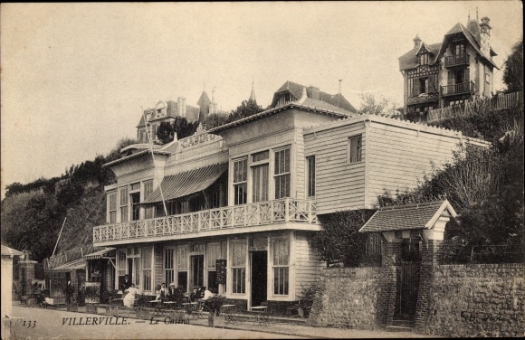 Postcard Villerville Calvados, the Casino