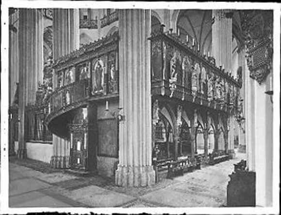 16 Glas Negative Lübeck, Holstentor, Dom Innenansichten, Orgel, Marienbild, Chor
