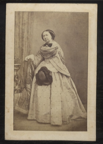 CdV portrait Princess Friederike zur Lippe