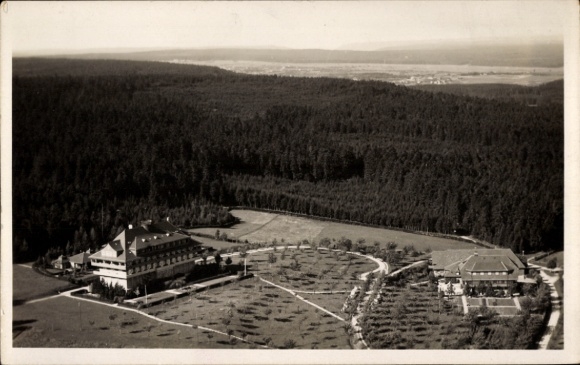 Ak Loßburg im Schwarzwald, Ferienheim und Landgut Hohenrodt, Firma E. Breuninger AG Stuttgart