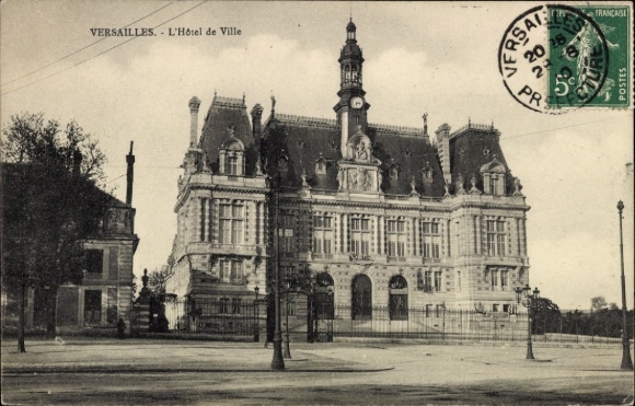 PC Versailles Yvelines, Hôtel de Ville, postmark, French post office