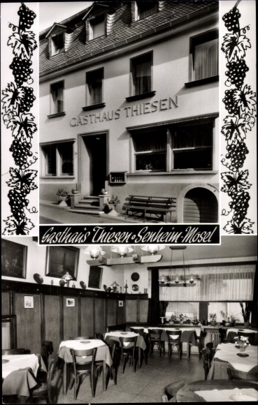 KP Senheim an der Mosel, Zajazd Pension Thiesen, widok wnętrza