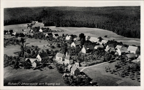 Ak Hochdorf Nagold im Schwarzwald, Luftaufnahme