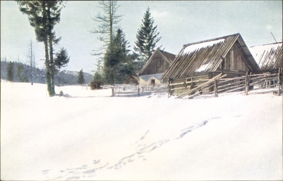Postcard Mönichkirchen in Niederösterreich, Mönichkirchner Schwaig, Winter