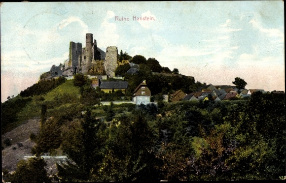KP Rimbach Bornhagen im Eichsfeld, zamek Hanstein