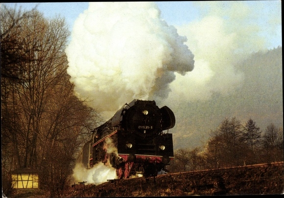 PC Uhlstädt Kirchhasel an der Saale, railway locomotive 01 1531, P3004, 1986