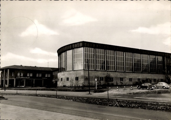 Ak Sterkrade Oberhausen am Rhein, Hallenbad
