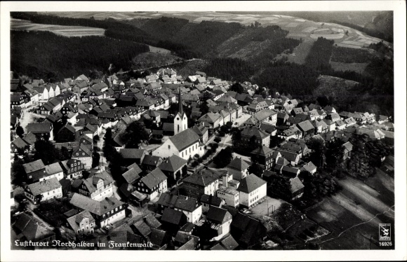 PC Nordhalben in Upper Franconia, aerial photo