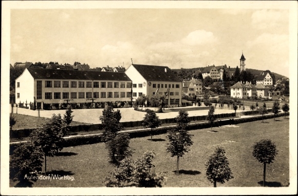 PC Aulendorf im Schussental Baden Württemberg, view of the school