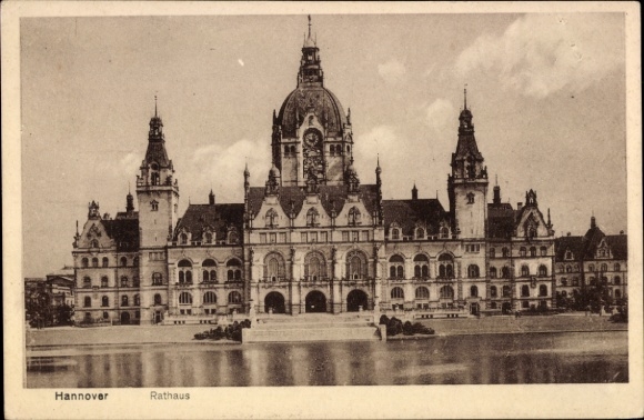 Ak Hannover in Niedersachsen, Rathaus