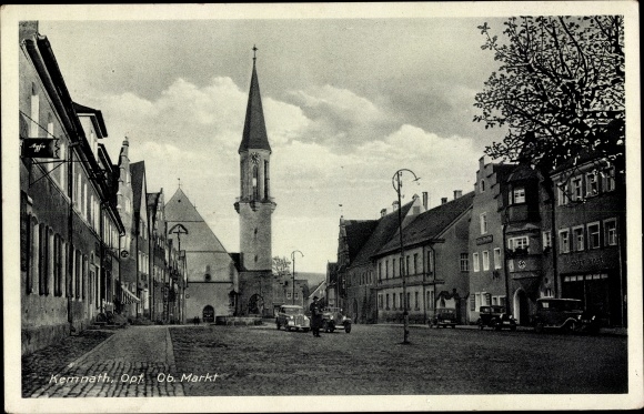 Postcard Kemnath in the Upper Palatinate, upper market