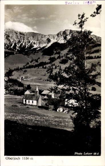 Postcard Oberjoch Bad Hindelang in the Oberallgäu, Oberjoch Pass, Adolf Hitler Pass
