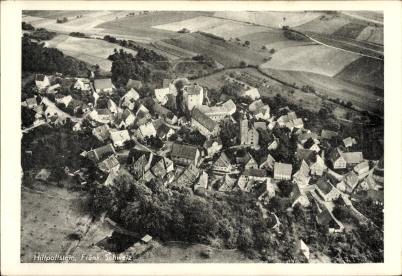 Ak Hiltpoltstein in Oberfranken Bayern, Fliegeraufnahme