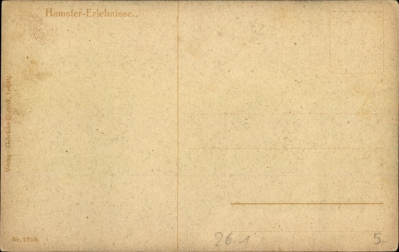 Artist Postcard Thiele, Arthur, hamster experiences, disreputable, soldier, platform, dogs