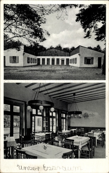 PC Everinghausen Sottrum in Lower Saxony, Birkenbusch school camp, interior view