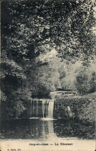 Postcard Jouy and Josas Yvelines, Le Deversoir