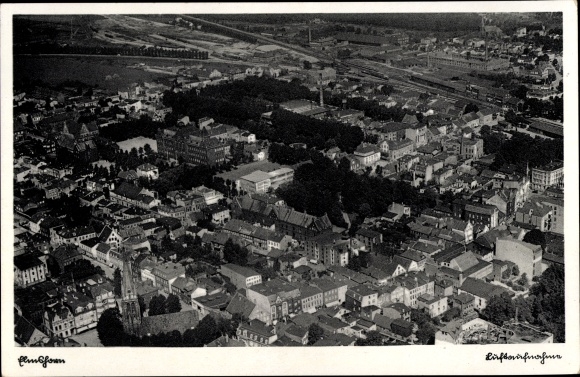 Ak Elmshorn in Sleeswijk-Holstein, luchtfoto