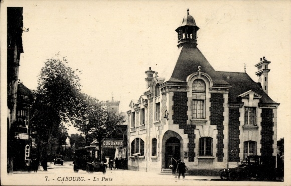 Ak Cabourg Calvados, La Poste