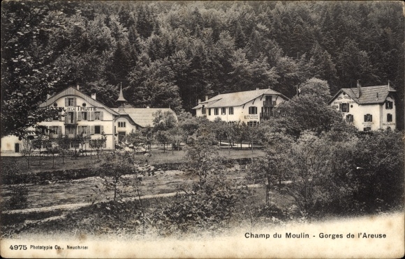 KP Champ du Moulin Canton of Jura, Hotel de la Truite, Gorges de l'Areuse