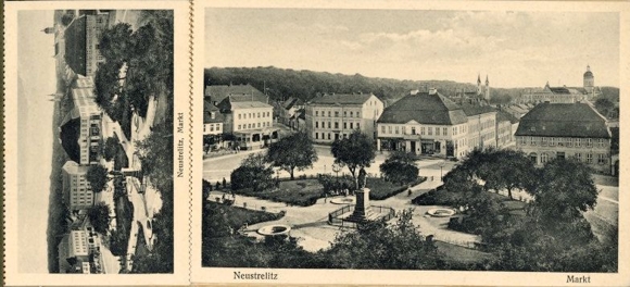 9 Ak in Talon Neustrelitz in Mecklenburg, diverse aanzichten, Robert Kandeler,