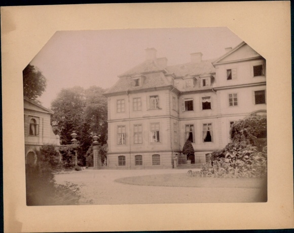 Photo Hannover Linden, Von-Alten-Park, Castle, around 1890, photographer H. Brandes, Ricklingerstraße