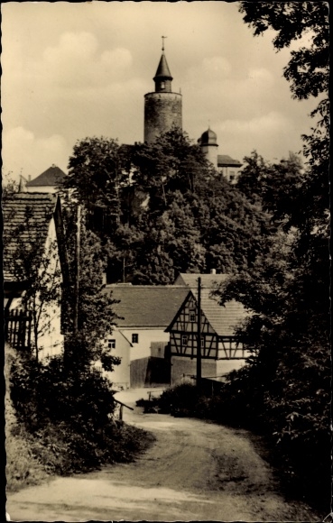 Postcard Posterstein in Altenburger Land, view of the castle