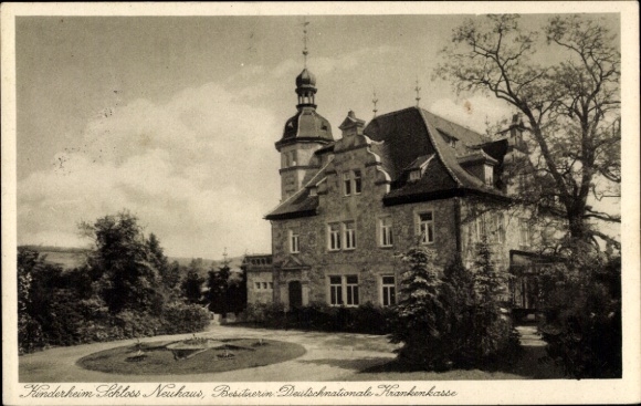 Ak Selbitz in het Frankische Woud, kindertehuis Schloss Neuhaus