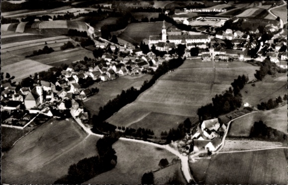 Ak Michelfeld Auerbach in der Oberpfalz Bayern, Fliegeraufnahme