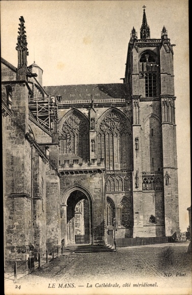 Postcard Le Mans Sarthe, Cathedral