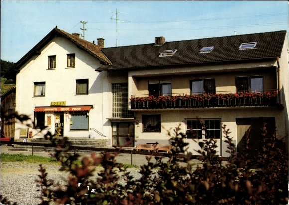 Postcard Bernried Niederbayern, Pension Rieger, Bayerwaldstrasse 10 1/2