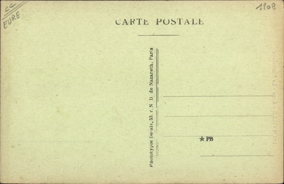 Postcard Damville Eure, La Pierrelaye