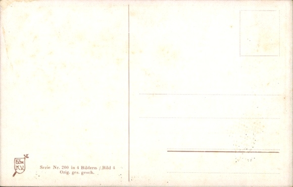 Song Artist Postcard Boettcher, Hans, On the Swabian Railway, Picture 4