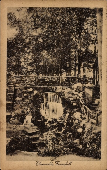 Ak Eberswalde in Brandenburg, Wasserfall